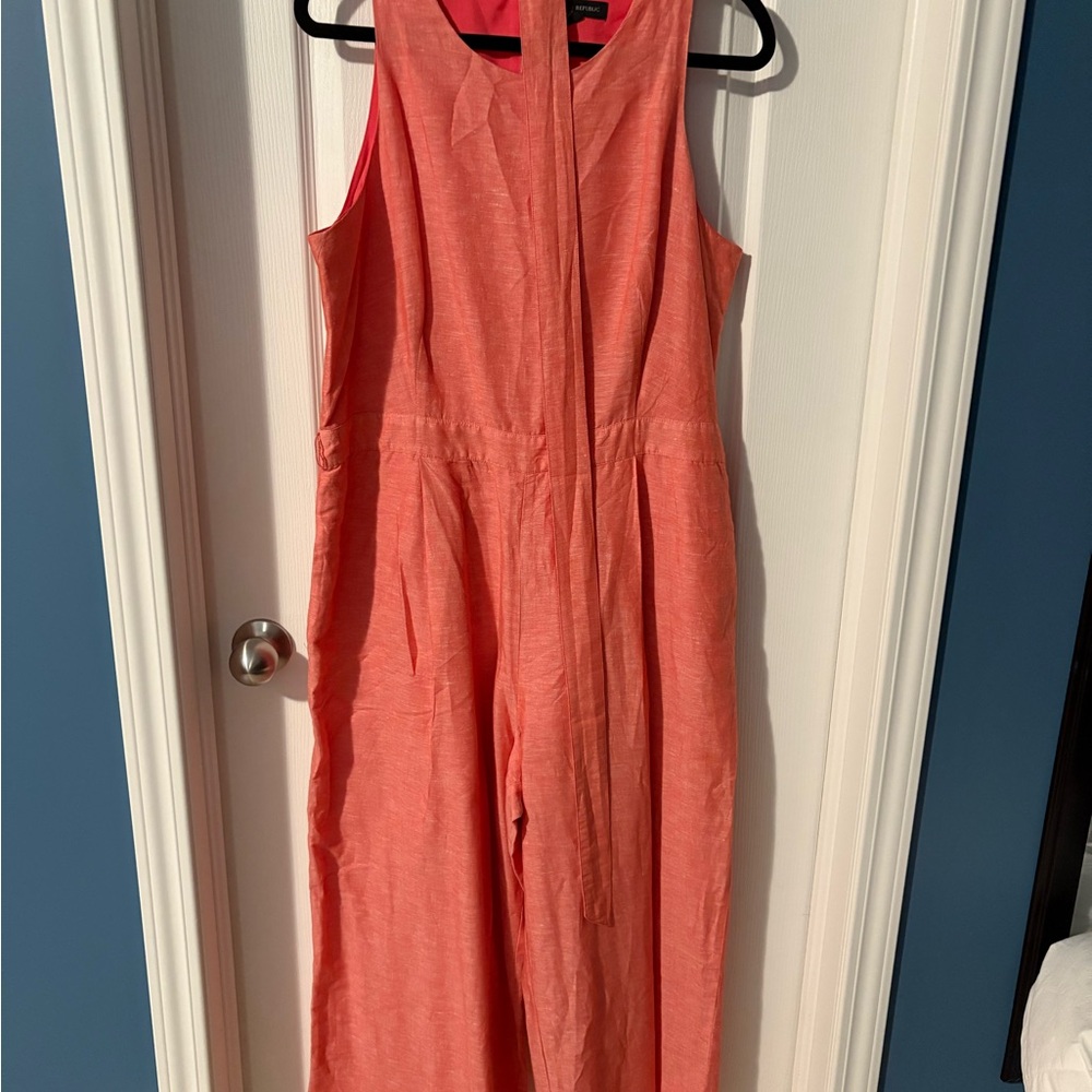 Banana Republic Coral Jumpsuit